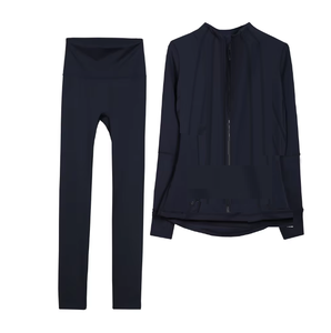 S-3XL all'ingrosso giacca sportiva da <span class=keywords><strong>donna</strong></span> abbigliamento Yoga Leggings tuta Lulu stesso stile corsa <span class=keywords><strong>Fitness</strong></span> Yoga tuta sportiva Set 3 pezzi - Product Image 6