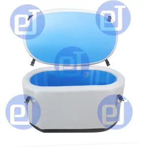 Tùy chỉnh lạnh Plunge bồn tắm thả khâu Inflatable Ice Bath phục hồi Pod xách tay lạnh Plunge Tank cho người lớn Ice trị liệu