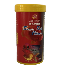 Alimento Flotante para Peces AQUAV de Alta Calidad, Extra Rojo, Alta Nutrición y Proteína, Personalizable - Product Image 1