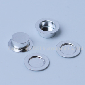 Poêle et couvercle en aluminium concave DSC pour creusets <span class=keywords><strong>NETZSCH</strong></span> NGB814672/NGB814673 DSC, creusets TGA, 100 pièces/boîte - Product Image 3