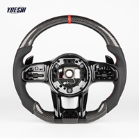 Volant sport en fibre de carbone personnalisé avec boutons tactiles pour Mercedes Benz Classe C, Classe E, Classe S, GLC, GLE, GLS - Plug and Play