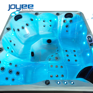 JOYEE <span class=keywords><strong>Hydrorelax</strong></span> nouveau produit luxe acrylique coquille bain à remous extérieur 5 personnes pas cher Spa et fête Massage bain - Product Image 5