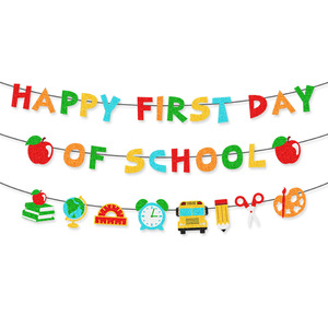 Pafu <span class=keywords><strong>Kids</strong></span> - Decoración para Colgar en el Aula para el Regreso a Clases, Diseño de Autobús Escolar, Juego de Pancartas - Product Image 6