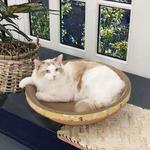 Solider, umweltfreundlicher Kratzbaum für Katzen – Ganzjährig nutzbarer Kratzspielzeug aus Wellpappe für den Innenbereich - Product Image 3