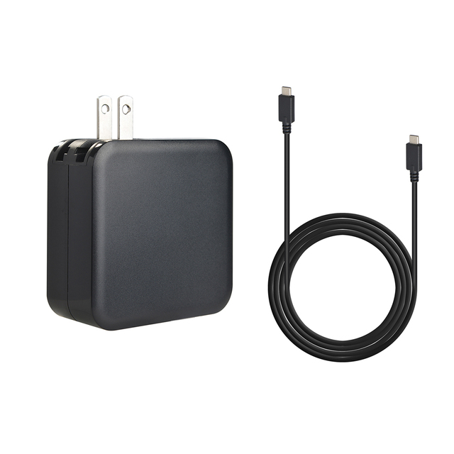 100W AC-DC Power Adapter 19V 5.2A GaN Charger US/EU/UK/AU/JP Plugs High Efficiency for CE Certified Desktop Use 3-Year Warranty