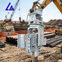Martillo Vibratorio Lateral para Excavadora Profesional, Compatible con Modelos PC130, ZX120, EX130, EC140, para Construcción de Cimentaciones