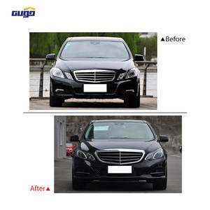 Kit carrosserie GUGO W211 pour <span class=keywords><strong>Mercedes</strong></span>-<span class=keywords><strong>Benz</strong></span> E200 W211 2010-2013, pare-chocs en plastique ABS pour carrosserie normale E W211 vers E W212 - Product Image 2