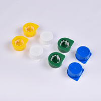 Usine d'emballage Rongping, vente en gros de bouchons en plastique Tetra Hedron 27 Helicap27 pour emballages de boissons aseptiques en briques