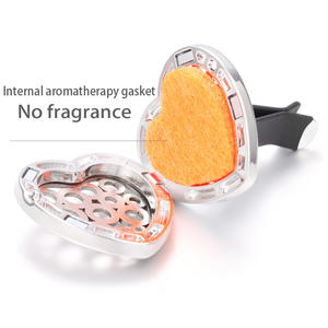 Heart Vent Clip Crystal Vent Air Freshener Fragrance Car Aromatherapy <b>Essential</b> <b>Oil</b> <b>Diffuser</b> - Product Image 6