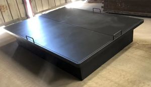 Mỹ đơn giản khách sạn Kim loại giường mạnh Vua Kích thước sắt giường đôi giường - Product Image 3