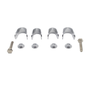 Klem sandaran kaki krom Universal klem sandaran kaki untuk rangka Diameter sepeda motor 1-1/8 "ke 1-1/3/8" - Product Image 5