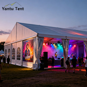 Large Event Tents Customized 10x15 15x30 20x40 Portable Wedding Hall Marriage White Tent for 150-600 People Heavy Duty Tent - Product Image 3