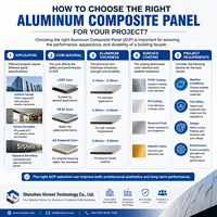 Paneles Compuestos de Aluminio (ACP/ACM) Modernos de 3mm, 4mm y 5mm para Exteriores, para Señalización, Cocina y Baño, en Varios Colores