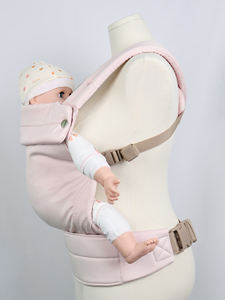 Fabrika toptan özelleştirilmiş yüksek kaliteli bebek taşıyıcı bel desteği ile ergonomik pembe bebek taşıyıcı - Product Image 5