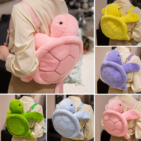 Sac à dos en coquille de tortue d'animal personnalisable de personnage de dessin animé de jouet décoratif de vente chaude transfrontalière