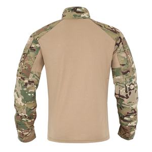 Factory Direct Wholesale Men's Camo Tactical Combat Shirt High Quality Hunting Camouflage for Outdoor Enthusiasts - Product Image 5