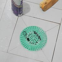 Crépine de vidange en plastique durable, flexible et multicolore, attrape-cheveux pour lavabo, baignoire et douche