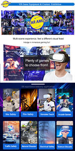 Équipement de jeu vidéo d'<span class=keywords><strong>horreur</strong></span> de carton de montagnes russes interactives d'intérieur passionnantes de 9D VR 4 joueurs pour le centre commercial ou l'aéroport - Product Image 6