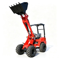 Chargeuse sur pneus H180 4x4 avec une grande hauteur au sol et une forte traction, chargeuse frontale hydraulique 4 roues motrices à vendre