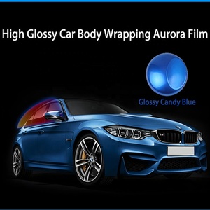 PVC PPF Gloss Metallic Candy Blue Adhesive Vinyl Vinilo Lamination Film Roll <strong>Auto</strong> Foil Car Body Wrapping <strong>Folie</strong> Pegatinas Coating