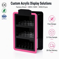 Meuble de présentation LED en acrylique sur mesure pour cigarettes, étagère à huiles essentielles, présentoir à cigarettes, présentoir pour tabac