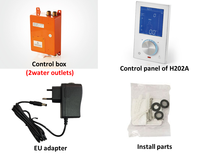 Contrôleur de douche thermostatique numérique intelligent SJ-H202B ensemble de douche de système de douche