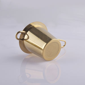 Fábrica Atacado Portátil Aço Inoxidável Chá Dourado Infusor Mini Filtro De Chá Doméstico Conjunto para Fazer Chá - Product Image 3