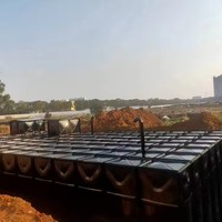 Réservoir d'eau enterré préfabriqué de type SW ; Réservoir d'eau d'incendie en acier inoxydable BDF ; Panneau composite galvanisé pour l'eau
