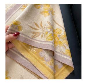 Bufandas y Chales Largos de Rayón Cálidos de Moda Invernal 2024, 190*65cm, como Regalo de Navidad para Ancianos y Madres YHK0048 - Product Image 4