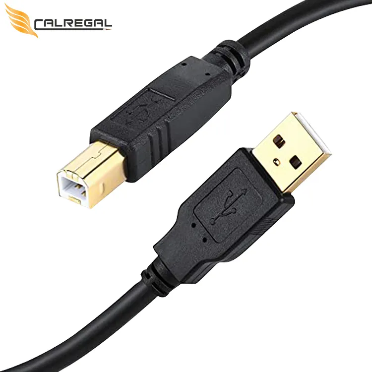 Hersteller benutzerdefiniertes Nylon geflochtenes USB 2.0-Kabel 1 m 1,5 m 2 m kurze Datenübertragung laden USB A zu B-Kabel