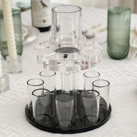 Usine personnalisé Shabbat cadeaux Judaica Kiddush fontaine juif acrylique distributeur de vin