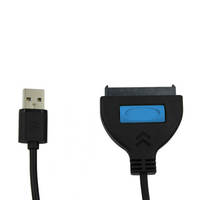 Nuevo Adaptador Profesional 2026 de Interfaz Frontal SATA a USB 3.0 Hembra, Conector de Datos SATA Macho de 22 Pines a USB 3.0 Hembra, 3 Cables