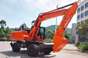 Excavadora de Ruedas Lonking CDM6150W para Tuberías Municipales, Motor de Bomba de Alta Eficiencia y Caja de Cambios para Movimiento de Tierras - Product Image 4