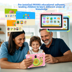 Máy ảnh kép 7 inch máy tính bảng trẻ em máy tính giải trí học tập tất cả trong một <span class=keywords><strong>3D</strong></span> màu xanh/Hồng Dung lượng bộ nhớ 2GB Mới - Product Image 5