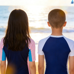 <span class=keywords><strong>Maillot</strong></span> <span class=keywords><strong>de</strong></span> <span class=keywords><strong>bain</strong></span> une pièce unisexe pour jeunes compétiteurs, idéal pour l'entraînement et la pratique, avec protection anti-UV et séchage rapide, pour préadolescents et adolescents - Product Image 2