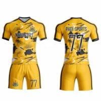 Maillots de football sublimés PACE SPORTS de haute qualité - Respirants, légers, extensibles, séchage rapide, manches courtes