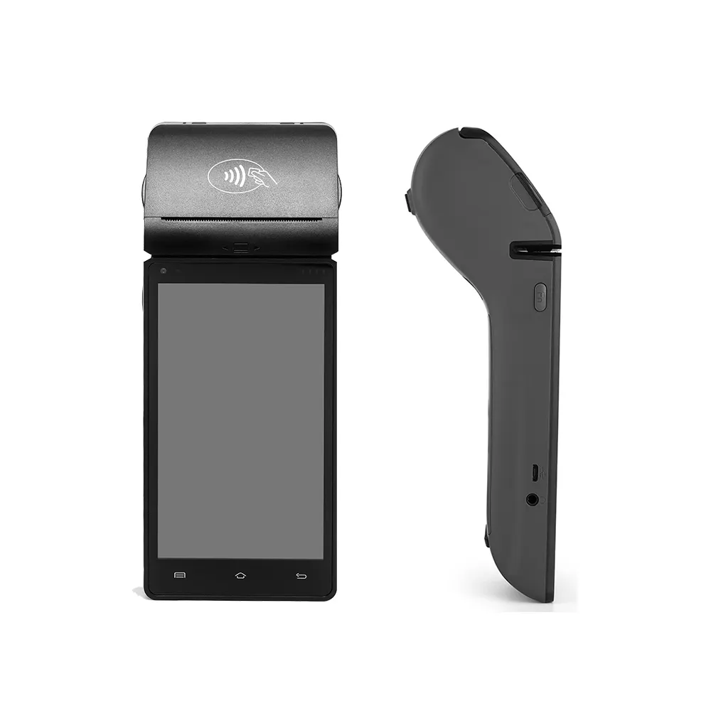 Fp8800 Android 7 POS thiết bị đầu cuối 5.5 inch màn hình cảm ứng điện thoại di động POS hệ thống