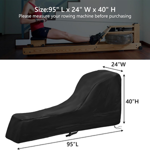 ฝาครอบเครื่องพายเรือ อุปกรณ์ฟิตเนส ฝาครอบป้องกัน อุปกรณ์เสริมสำหรับเครื่องพายเรือ กันน้ำ กันฝุ่น สำหรับเครื่องพายเรือในร่มและกลางแจ้ง - Product Image 2