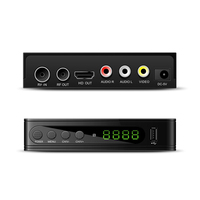 Nouveau décodeur DVB-T2 1080p Android 11 TV Box avec prise en charge H.265, chaînes FTA, certifié CE, récepteur satellite