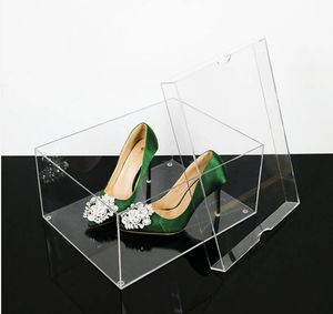 Signe de printemps à <span class=keywords><strong>talons</strong></span> hauts en plastique empilable schuhe clair transparent <span class=keywords><strong>nike</strong></span> avant acrylique boîte à <span class=keywords><strong>chaussures</strong></span> affichage avec couvercle - Product Image 5