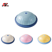 Premium 58cm Yarım Denge Topu Patlamaya Dayanıklı Yarım Küre Yoga Pilates Denge Çeviklik Koordinasyonu Çekirdek Eğitimi Fitness Ekipmanları