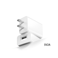 Prise murale USB universelle standard américaine 5V 2A, adaptateur secteur, lampe, téléphone, tablette, petits appareils électroménagers, chargeur mural