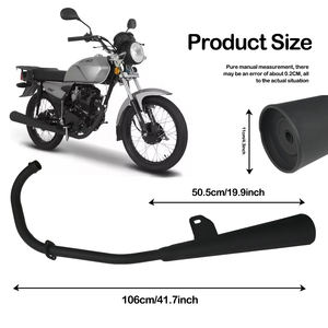 Les systèmes de carrosserie de moto FT125 les plus vendus au Mexique avec un design de tuyau d'échappement haut de gamme - Product Image 2