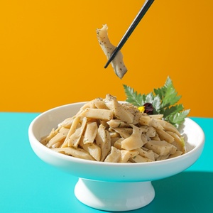 Sustituto de carne de champiñones en rodajas con glaseado sabroso, estilo Izakaya japonés, apto para HACCP, suministro al por mayor a granel - Product Image 5