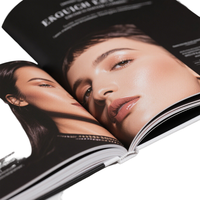 Impression livre de maquillage personnalisé couverture rigide Journal Journal édition livre Brochure commerciale
