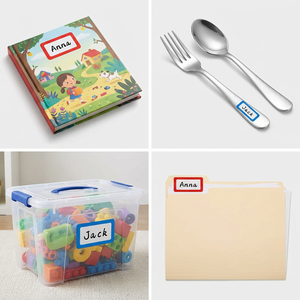 Etiquetas de Nombre Personalizadas Impermeables <span class=keywords><strong>para</strong></span> Niños, Etiquetas Escolares Minimalistas Beige, Etiquetas de Vinilo Aptas <span class=keywords><strong>para</strong></span> Lavavajillas <span class=keywords><strong>para</strong></span> Guardería - Product Image 5