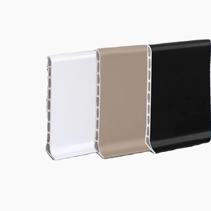 Plinthe en PVC blanc flexible 68 mm - Auto-adhésive et facile à installer pour le bricolage - 2,4 m - Product Image 4