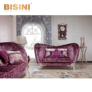 Farfalla <span class=keywords><strong>Mobili</strong></span> di Design 24k Dorato E Sculture In Legno 3 + 2 + 1 Sedile Divano del Soggiorno Set, A mano Trapuntata Rose di Velluto Rosa Divano Divano - Product Image 3