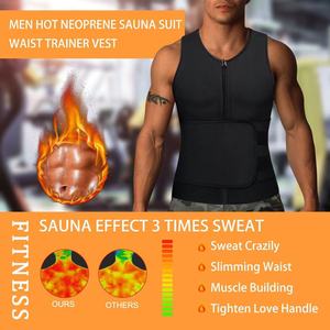 Chaleco Moldeador de Cintura para Hombre, Faja Reductora de Abdomen, Corsé de Fitness, Moldeador Corporal, Camiseta Quema Grasa, Cinturón Reductor - Product Image 4