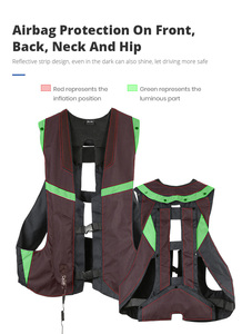 Racing Thể Thao Túi khí Vest Bảo vệ Inflatable phục hồi cổ trở lại bảo vệ cho xe mô tô cộng với kích thước veste Avec túi khí - Product Image 3